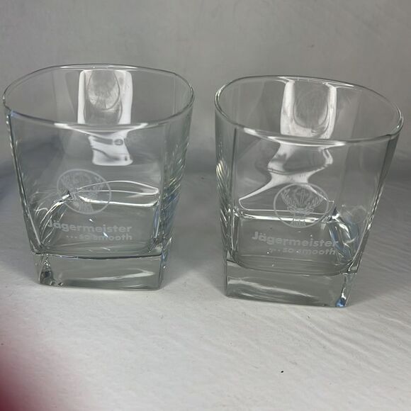 Jaegermeister So Smooth Liquor Glasses 8 Oz Each Set Of 2 Included Cocktail Bar - Picture 4 of 8